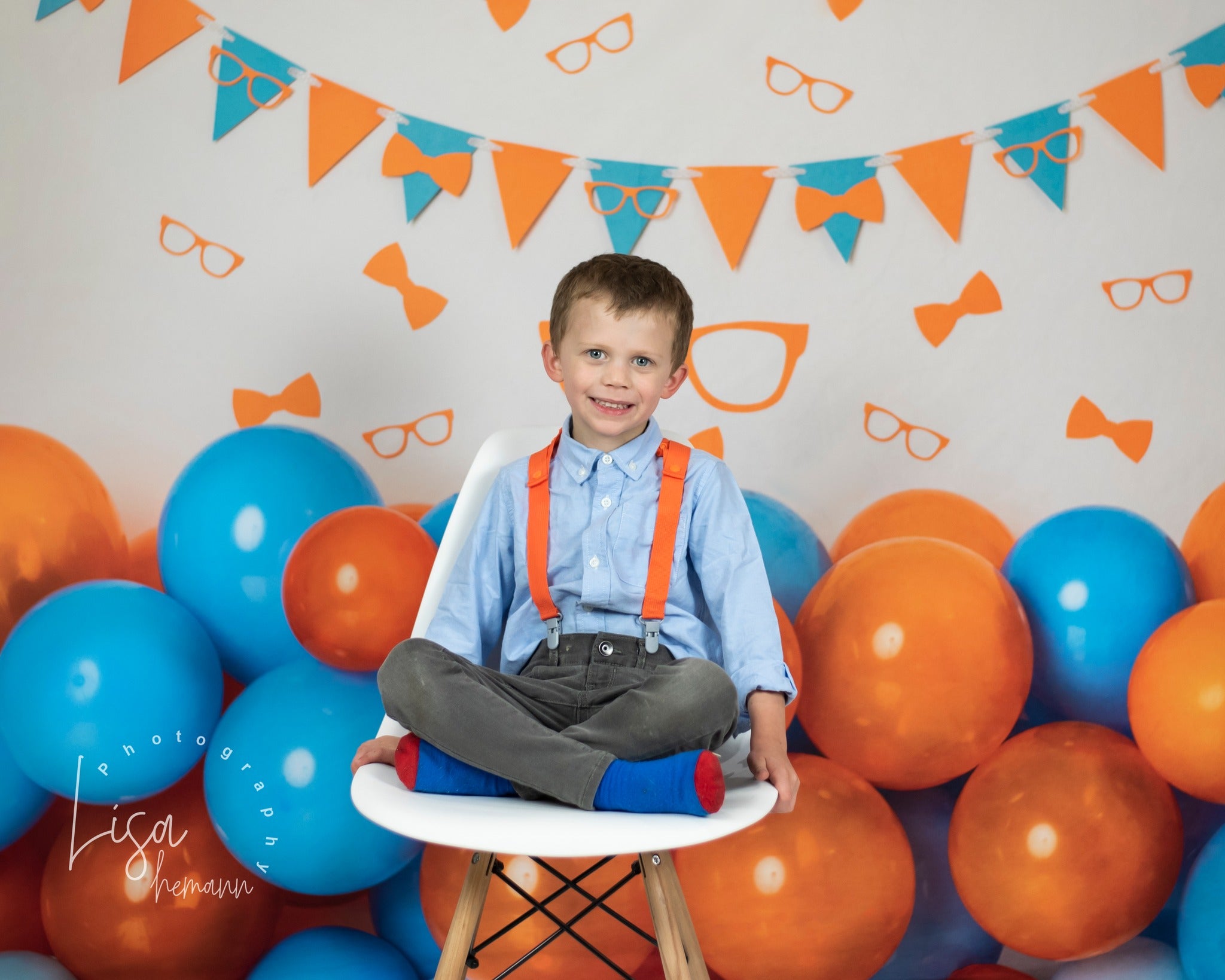 Kate Cake Smash Backdrop Nerd Balloons Designed By Leila Hale - Kate Backdrop AU