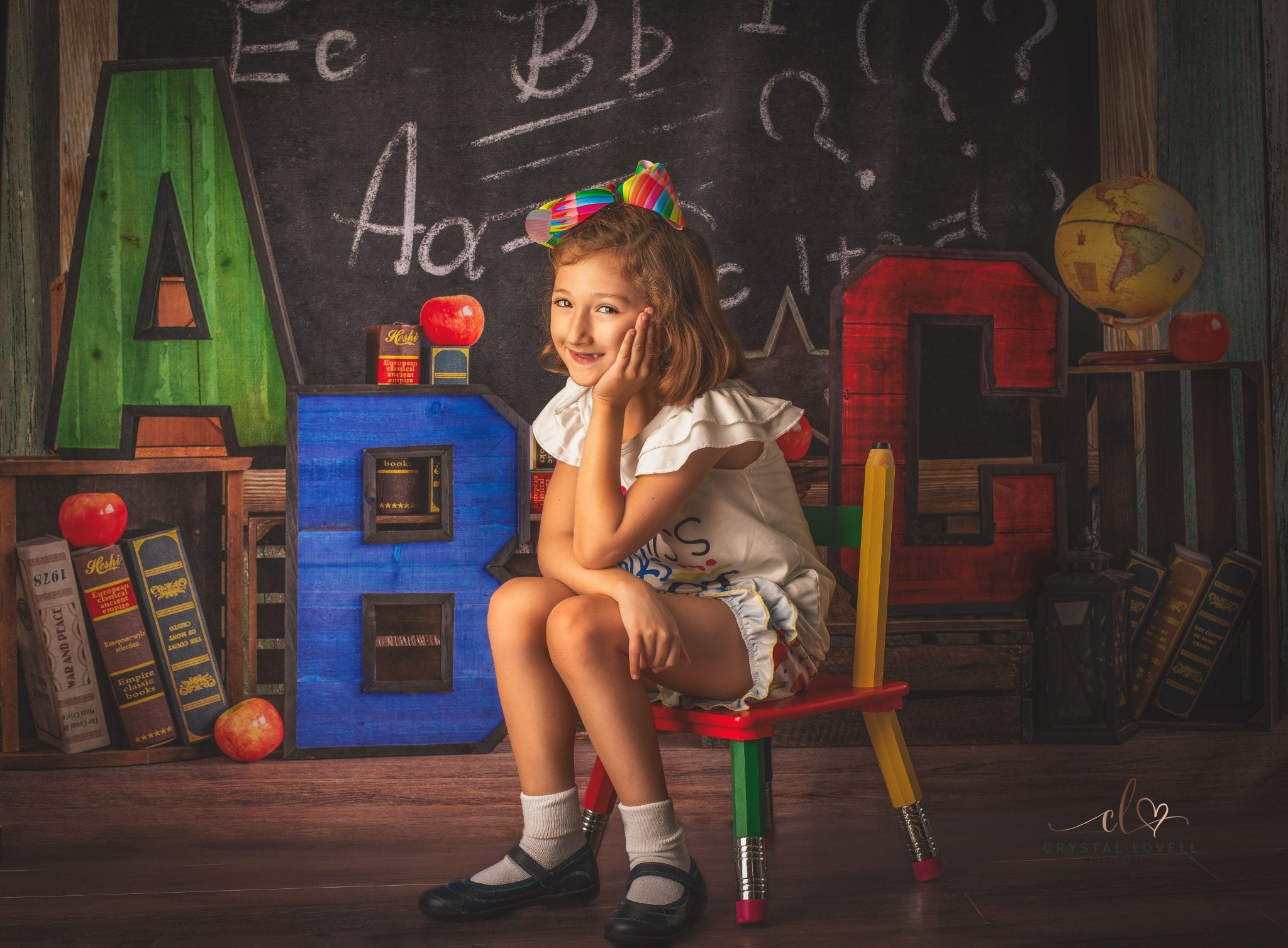 Kate Children Back to School Backdrop Designed by Emetselch - Kate Backdrop AU