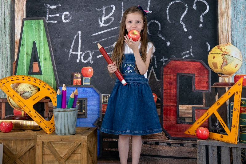 Kate Children Back to School Backdrop Designed by Emetselch - Kate Backdrop AU
