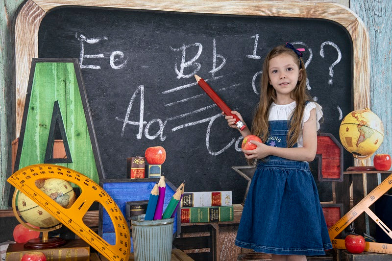 Kate Children Back to School Backdrop Designed by Emetselch - Kate Backdrop AU