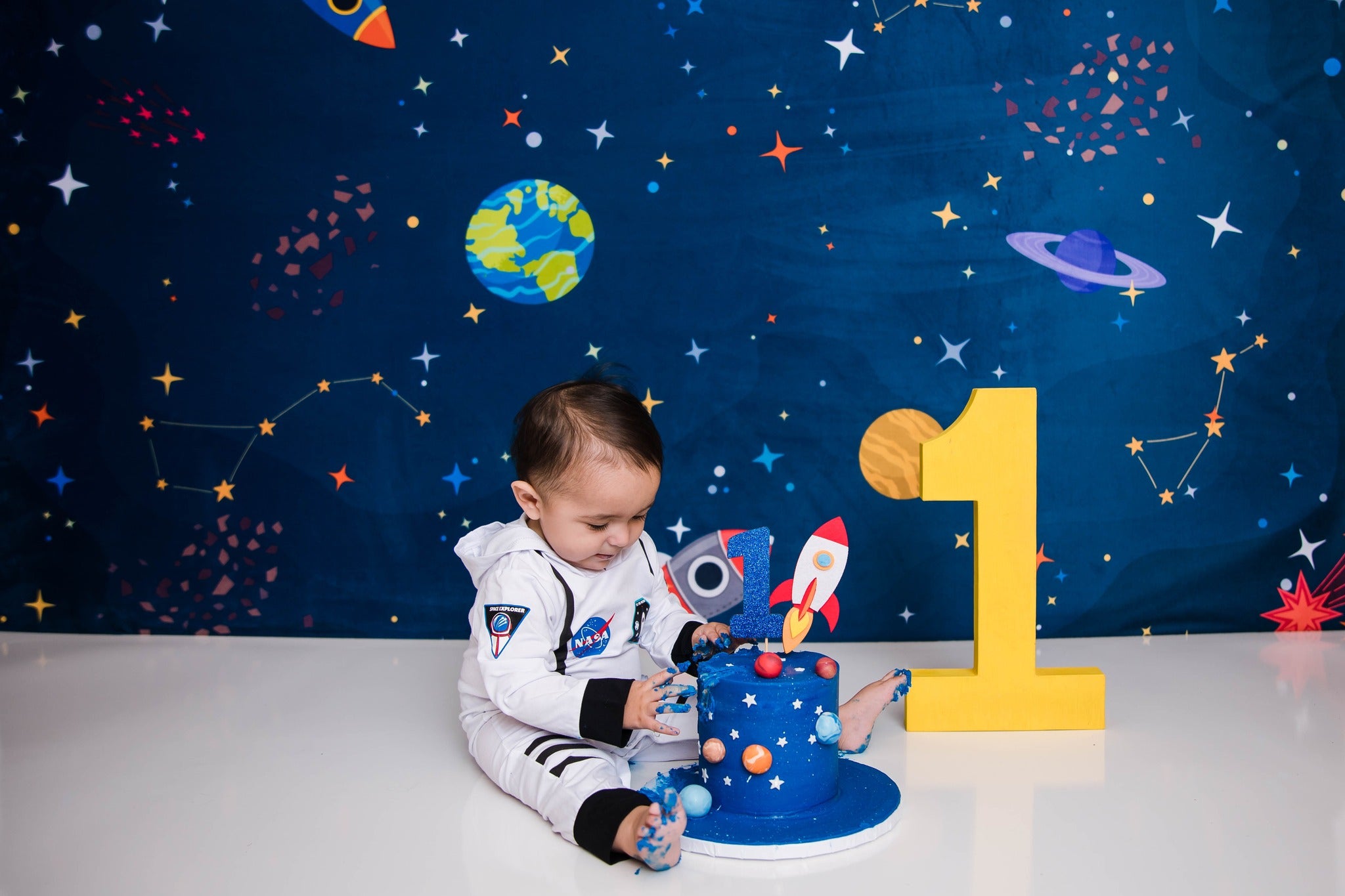 Kate Space astronaut star Backdrop designed by Jerry_Sina - Kate Backdrop AU