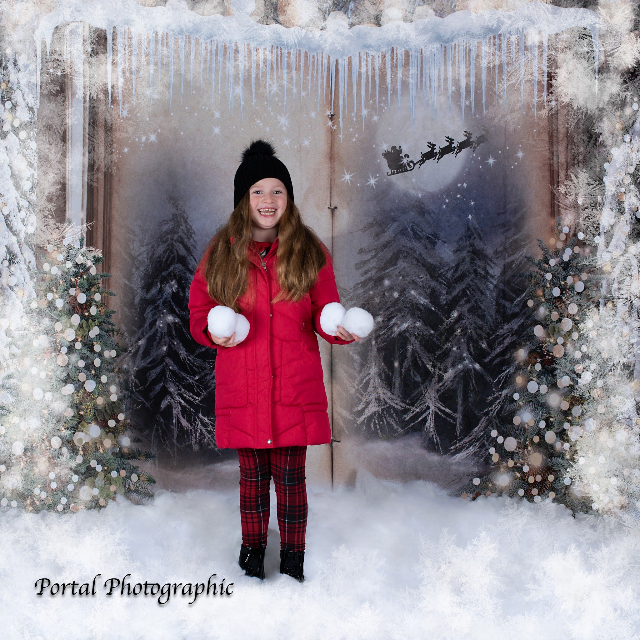Kate Christmas Eve Story Backdrop Magic Book Designed by Chain Photography - Kate Backdrop AU