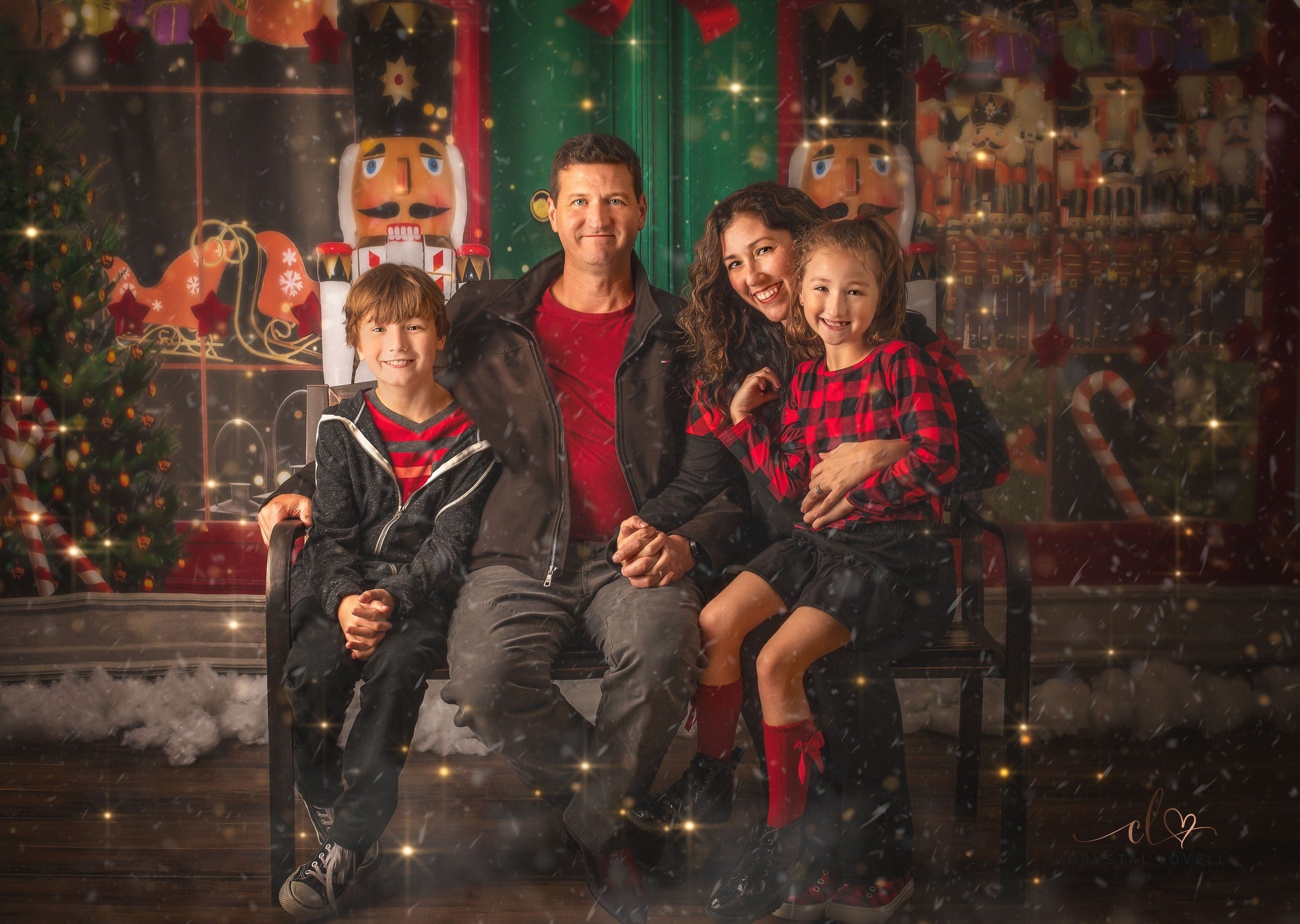 Kate Christmas Shop Window Backdrop for Photography - Kate Backdrop AU
