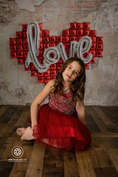 Kate Valentine's Day Love Wall Backdrop for Photography - Kate Backdrop AU