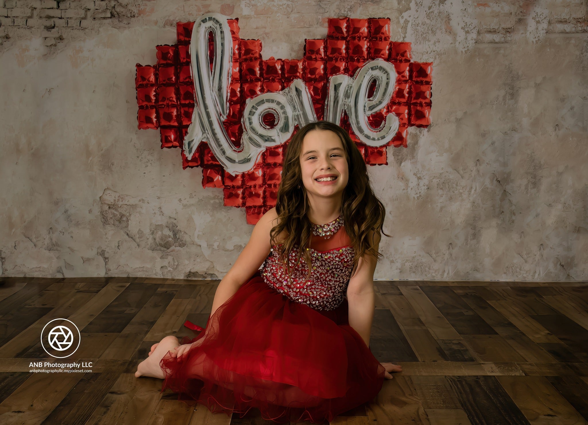 Kate Valentine's Day Love Wall Backdrop for Photography - Kate Backdrop AU