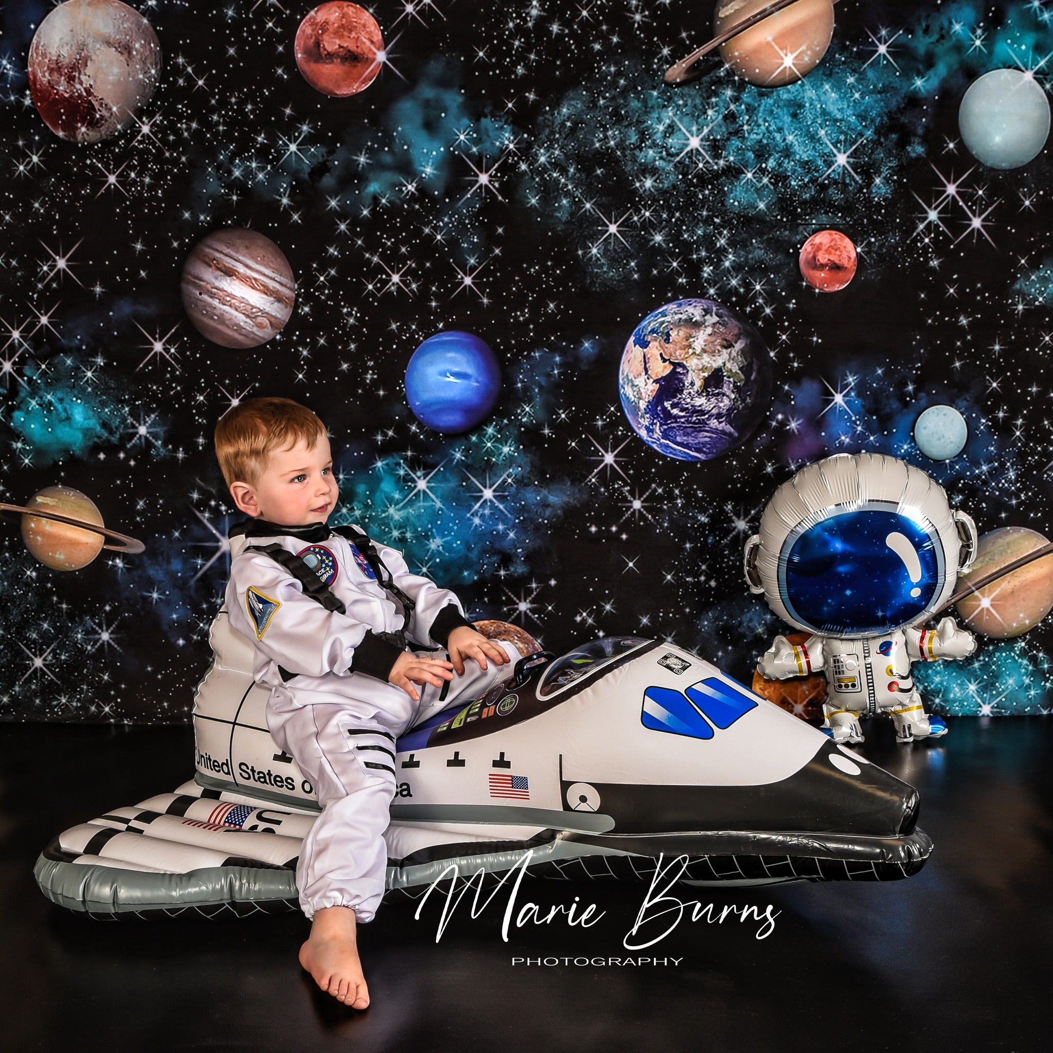 Kate Universe Space Backdrop Asteroid Stars Designed by GQ - Kate Backdrop AU