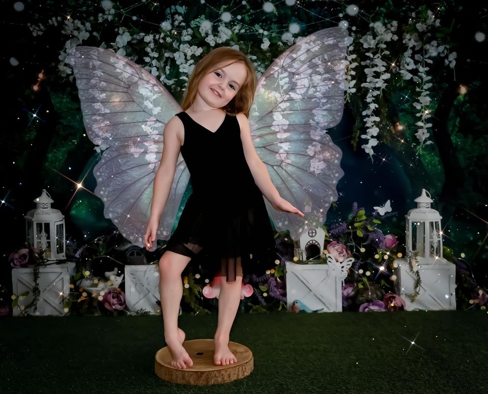 Kate Fairy Garden Backdrop Designed by Megan Leigh Photography