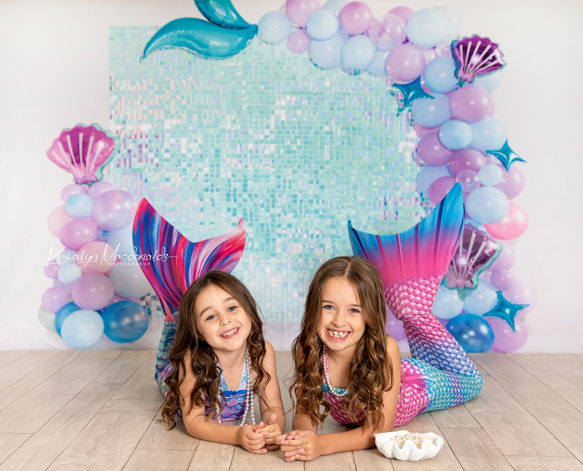 Kate Balloon Party Backdrop Birthday Designed by Emetselch - Kate Backdrop AU