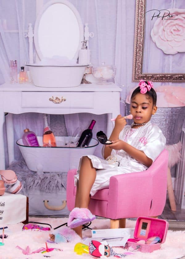 Kate Powder Room Children Backdrop for Photography Designed by Erin Larkins - Kate Backdrop AU
