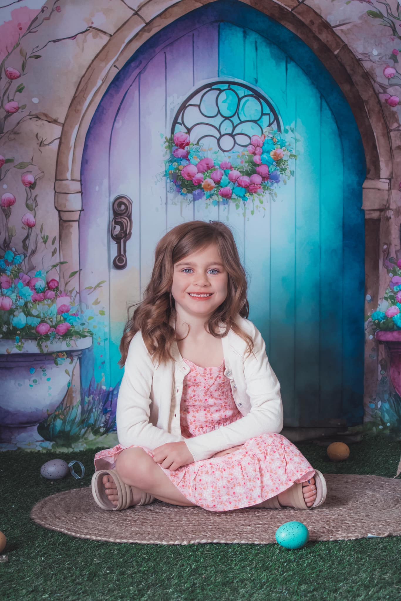 Kate Spring Enchanted Door Backdrop Flower Designed by Patty Roberts