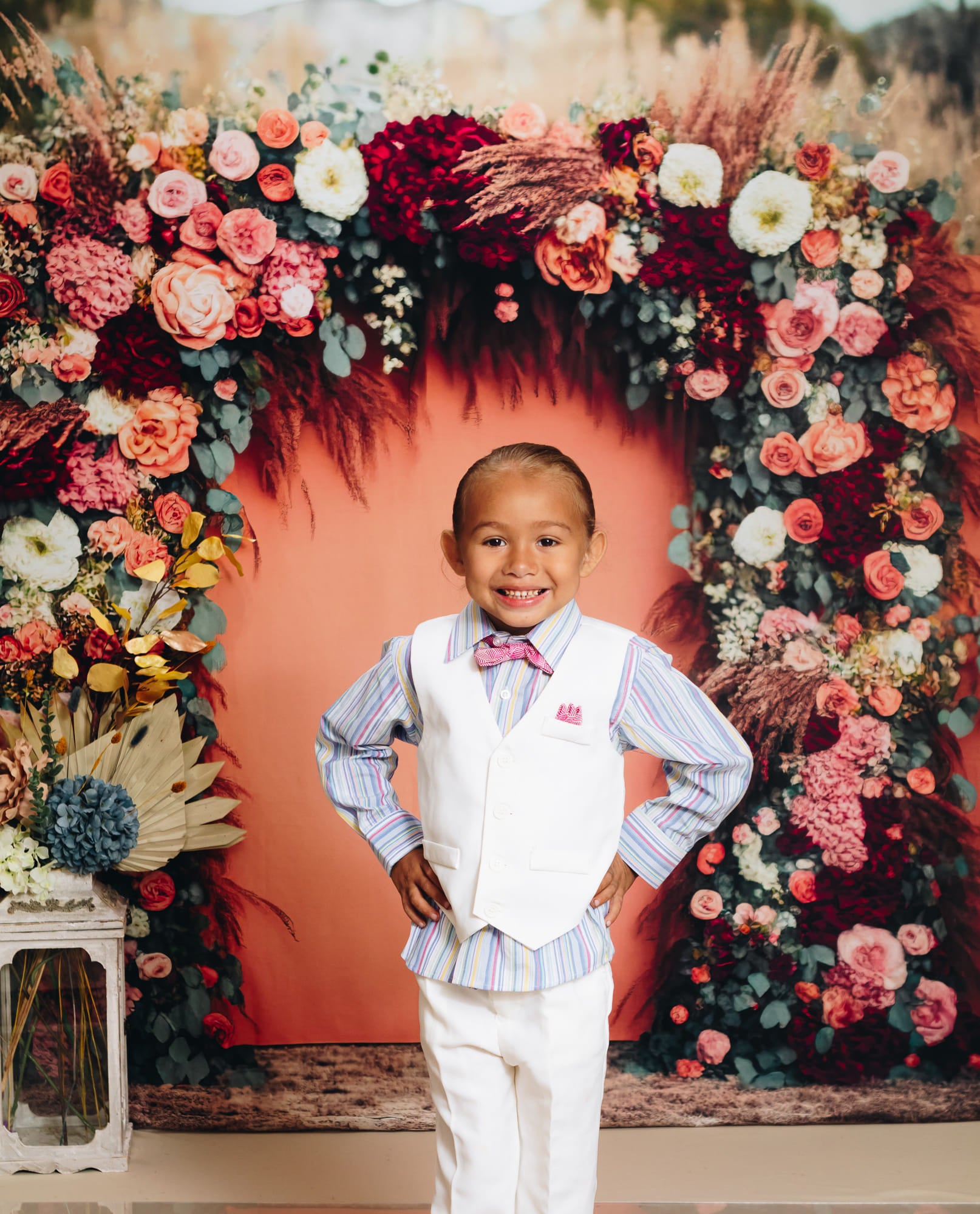 Kate Painted Boho Free Spirit Backdrop Outside Floral Designed by Mini MakeBelieve - Kate Backdrop AU