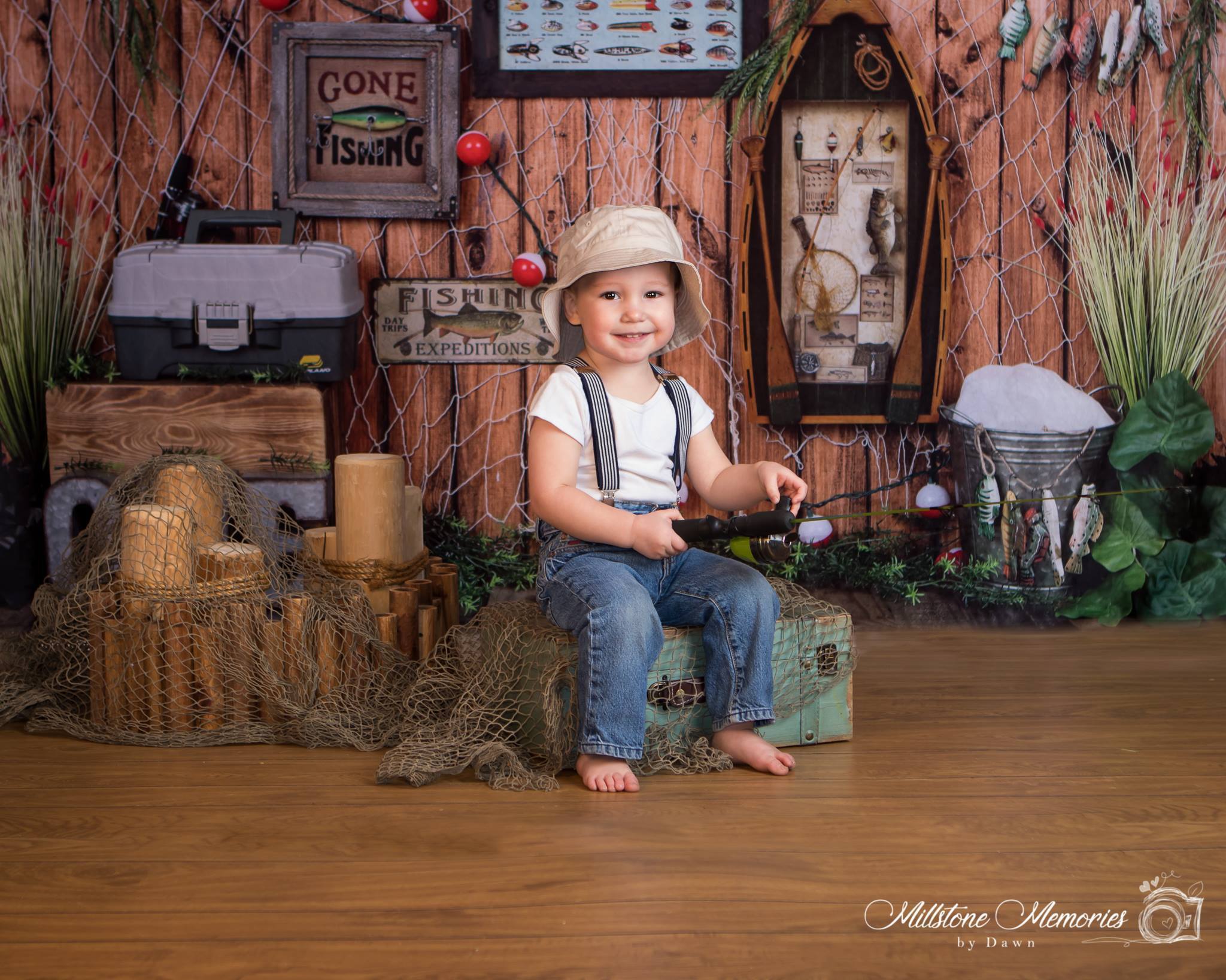 Kate Fishing Expeditions Backdrop - Kate Backdrop AU