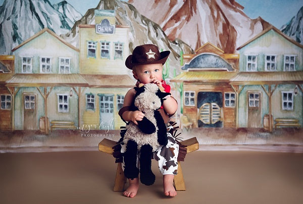 Kate  Western Town Backdrop Designed by Megan Leigh Photography - Kate Backdrop AU