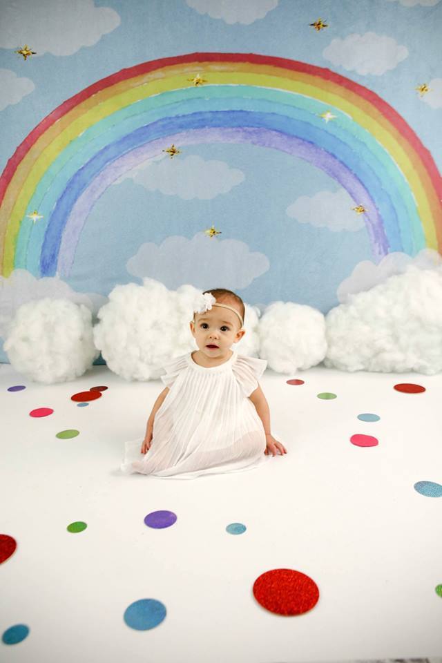 Kate Rainbow clouds and dreams Backdrop Children - Kate Backdrop AU
