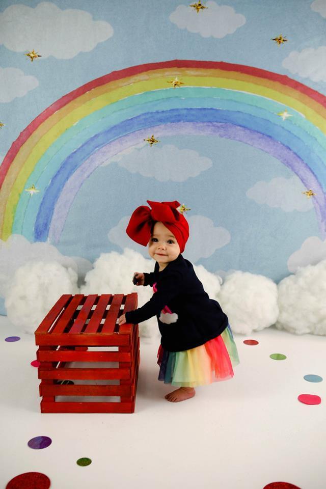 Kate Rainbow clouds and dreams Backdrop Children - Kate Backdrop AU