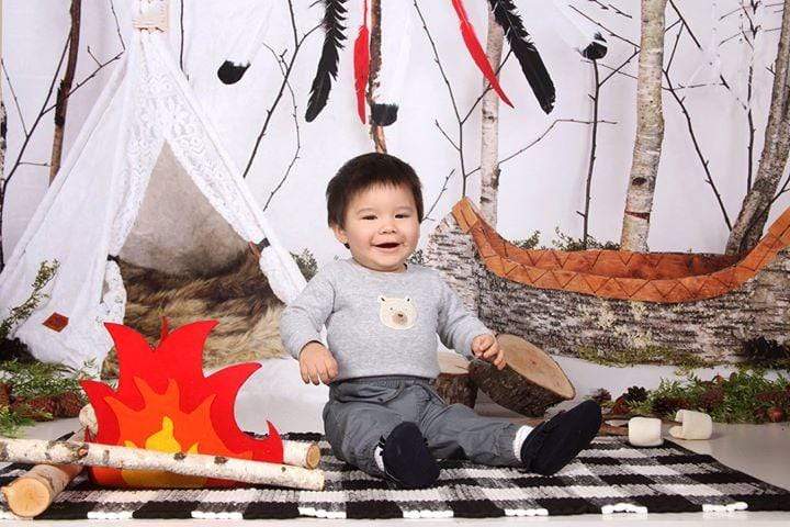 Kate Children Blissfully Birchbark Backdrop for Photography designed by Arica Kirby - Kate Backdrop AU