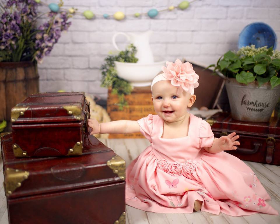 Kate Hoppy Easter Backdrop designed by Arica Kirby - Kate Backdrop AU