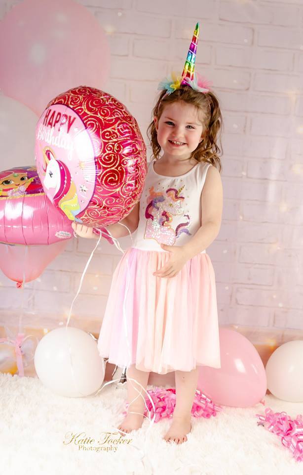 Kate White Brick Wall with Balloons and Decorations Birthday Backdrop for Photography - Kate Backdrop AU