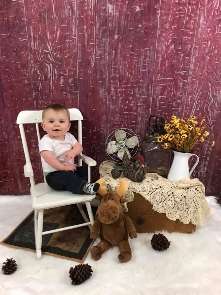 Kate Retro Red Wood Wall Backdrop designed by Arica Kirby - Kate Backdrop AU