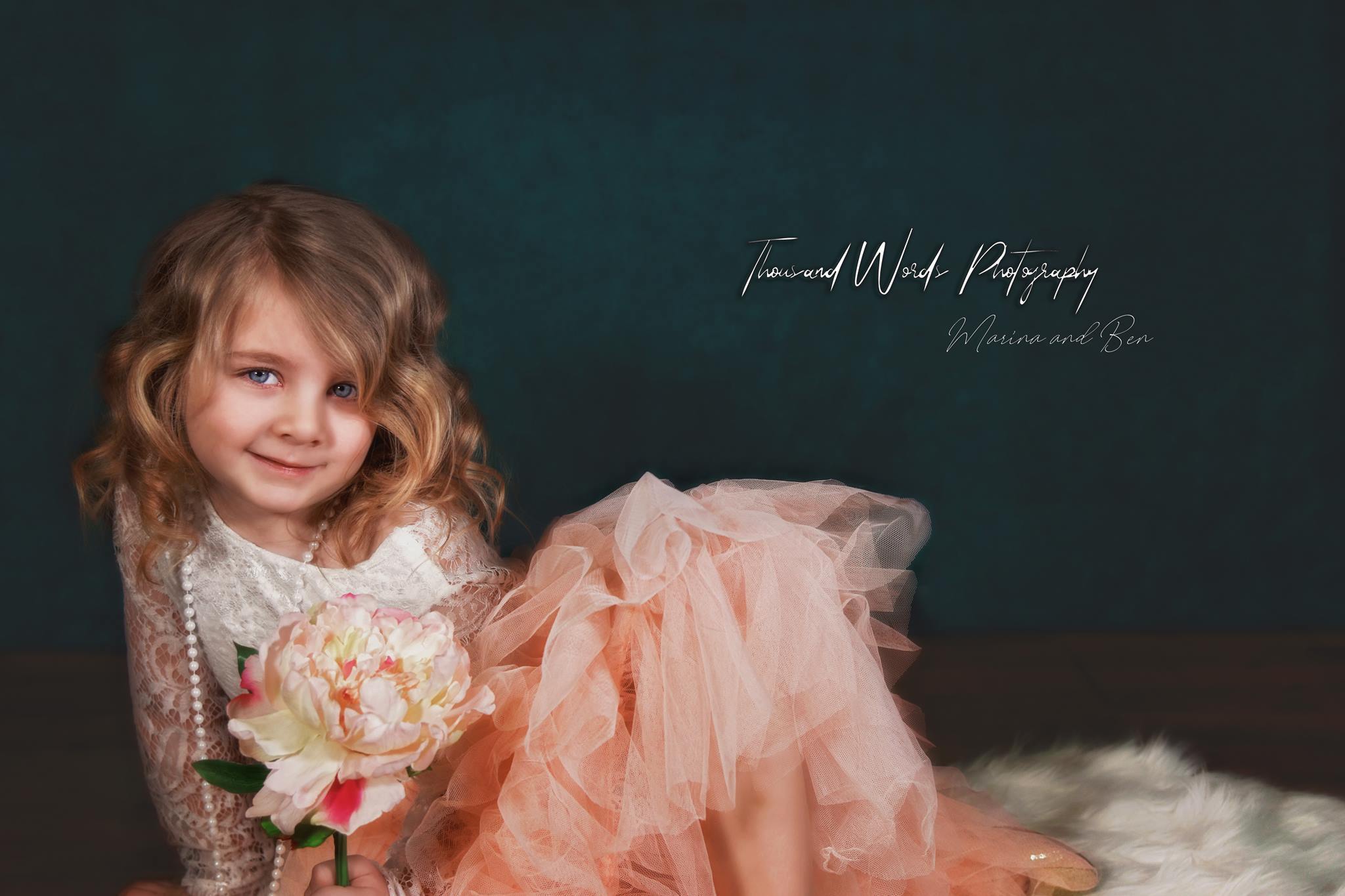 Kate Turquoise Abstract Texture Backdrop for Photography - Kate Backdrop AU