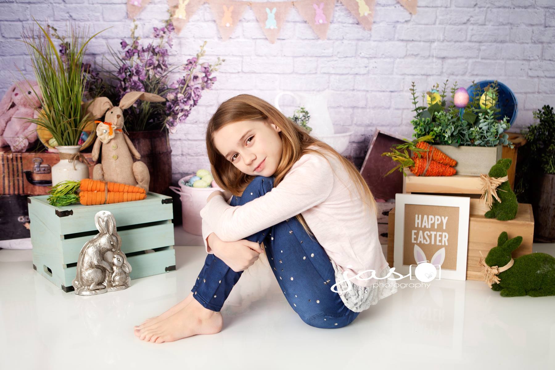 Kate Hoppy Easter Backdrop designed by Arica Kirby - Kate Backdrop AU