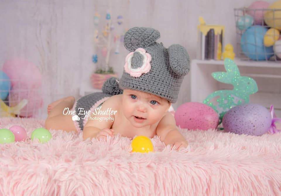 Kate Colorful Eggs Decorations Easter Spring Children Backdrop for Photography Designed by Erin Larkins - Kate Backdrop AU