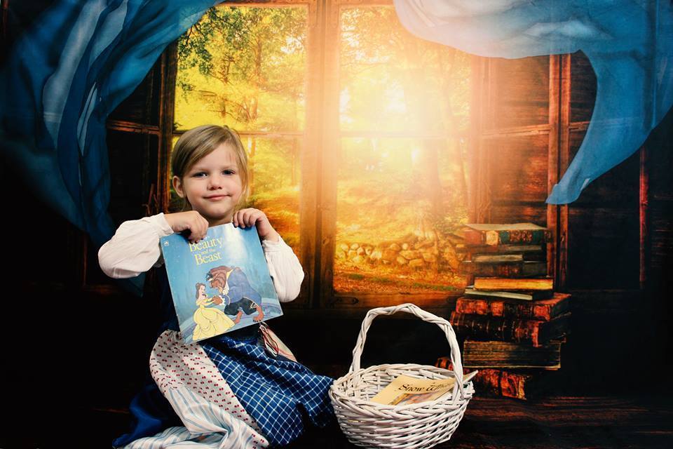 Kate Scenic Forest Outside the Window Book Backdrop for Photography Designed by Marina Smith - Kate Backdrop AU