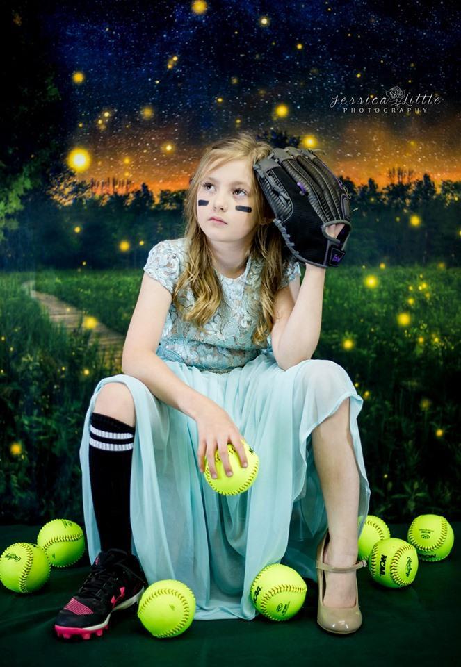 Kate Firefly field Backdrop for Photography Designed by Marina Smith - Kate Backdrop AU