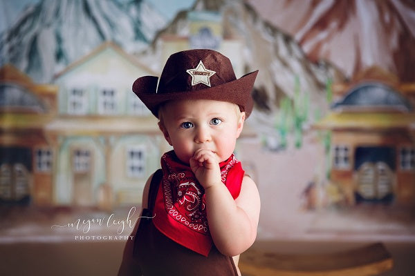 Kate  Western Town Backdrop Designed by Megan Leigh Photography - Kate Backdrop AU