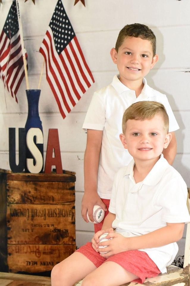 Kate Stars and Stripes Forever July of 4th Backdrop designed by Arica Kirby - Kate Backdrop AU