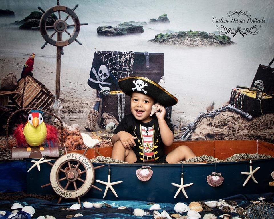 Kate Summer Sea Pirate Backdrop designed by studio gumot