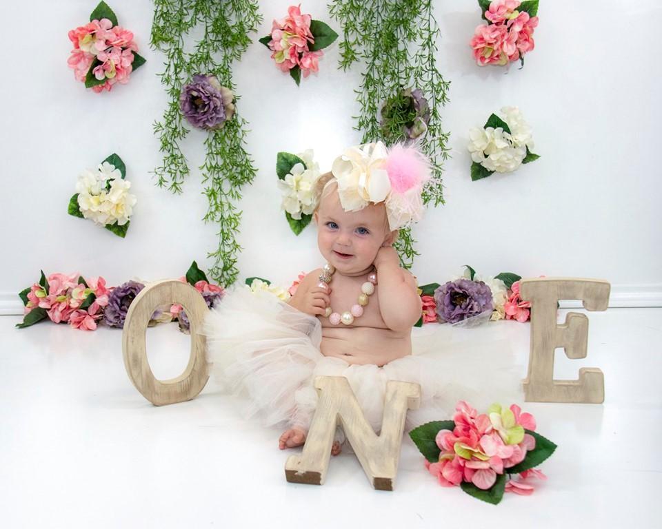 Kate  Flower Grass Decoration Backdrop for Photography Designed By Leann West