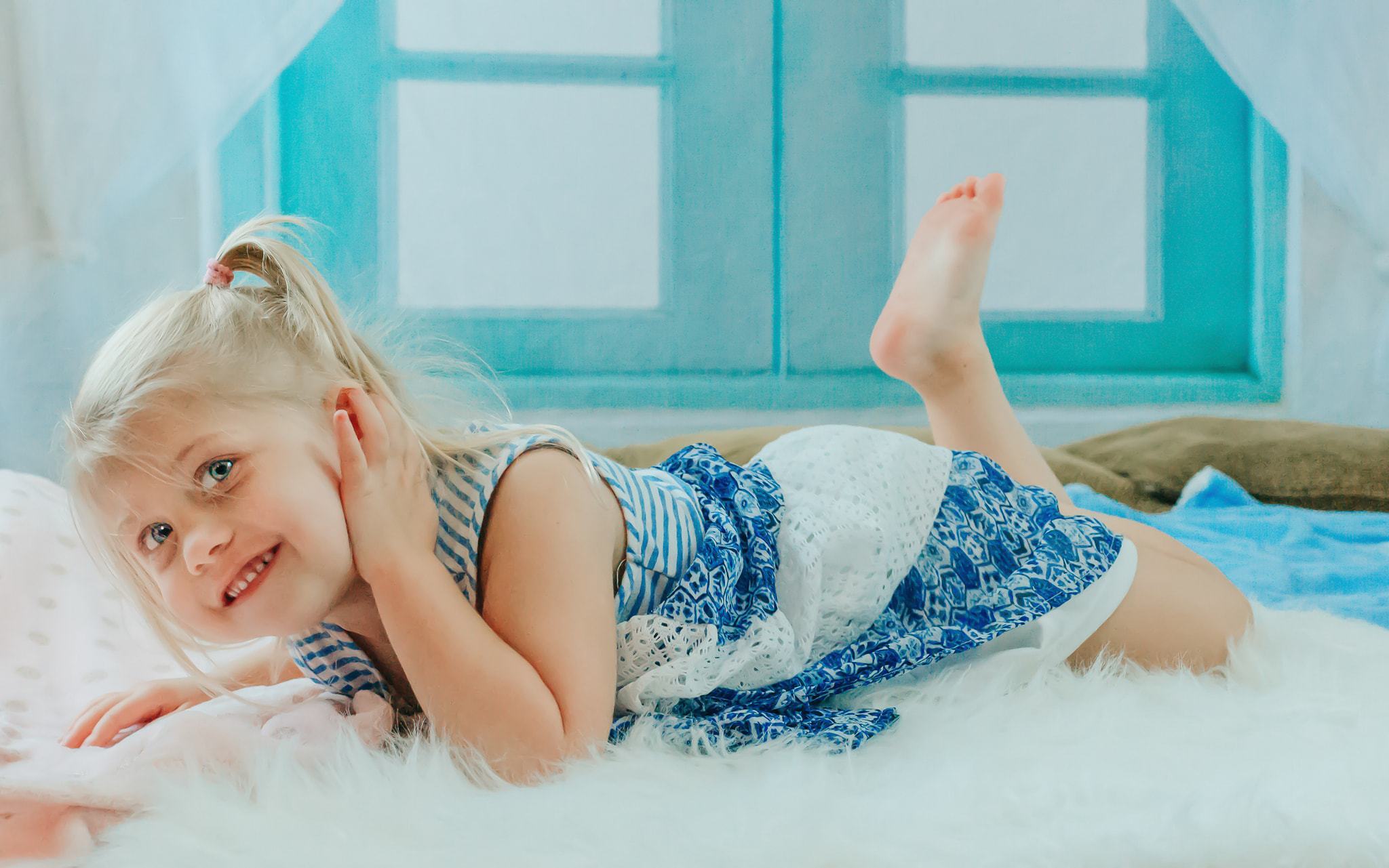 Kate Teal Window Doors Backdrop for Photography Designed By Pine Park Collection - Kate Backdrop AU