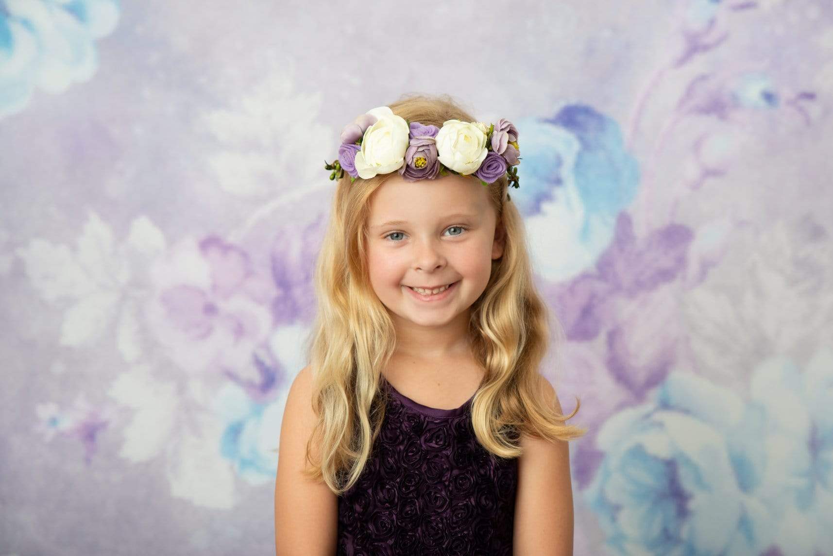 Kate Retro Blurry Bokeh Purple Flowers Backdrop for Photography Designed by JFCC - Kate Backdrop AU
