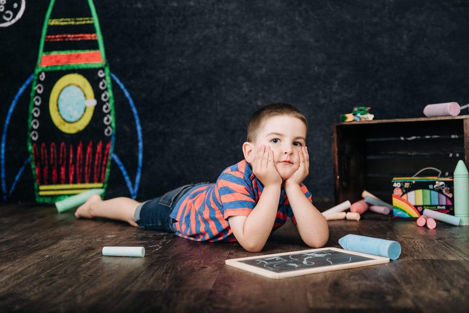 Kate Back to School Space Backdrop for Photography Designed by Marina Smith