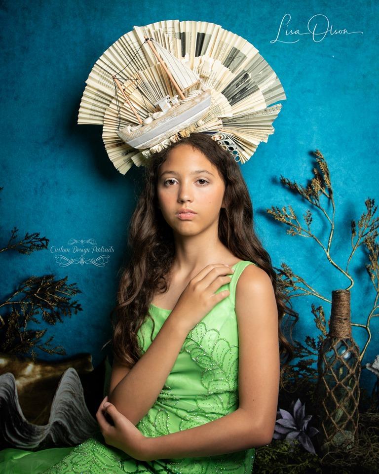 Kate Under The Sea Mermaid Children Backdrop for Photography Designed by Mandy Ringe Photography - Kate Backdrop AU
