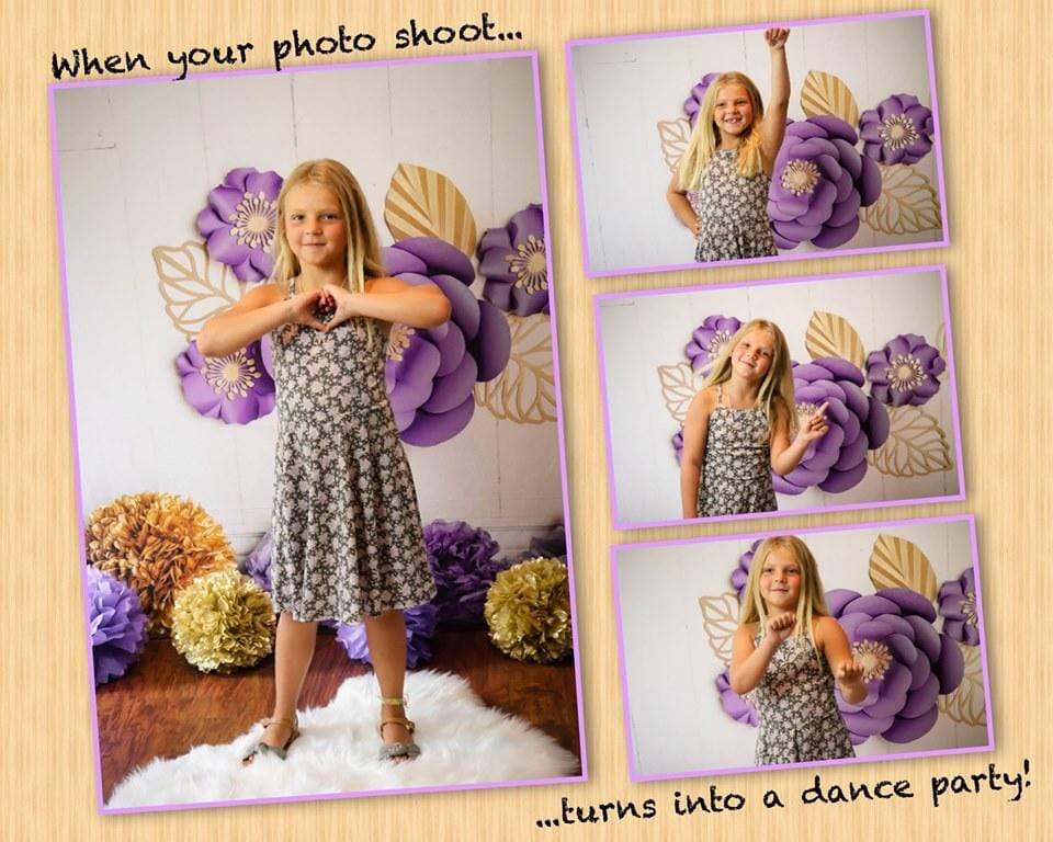 Kate Purple Elegance Floral Backdrop for Photography Designed By Leila Steffens