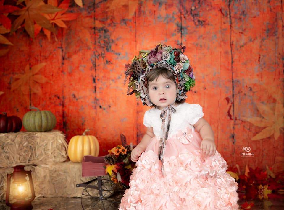 Kate Autumn Maple Leaf Wooden Backdrops for Photography