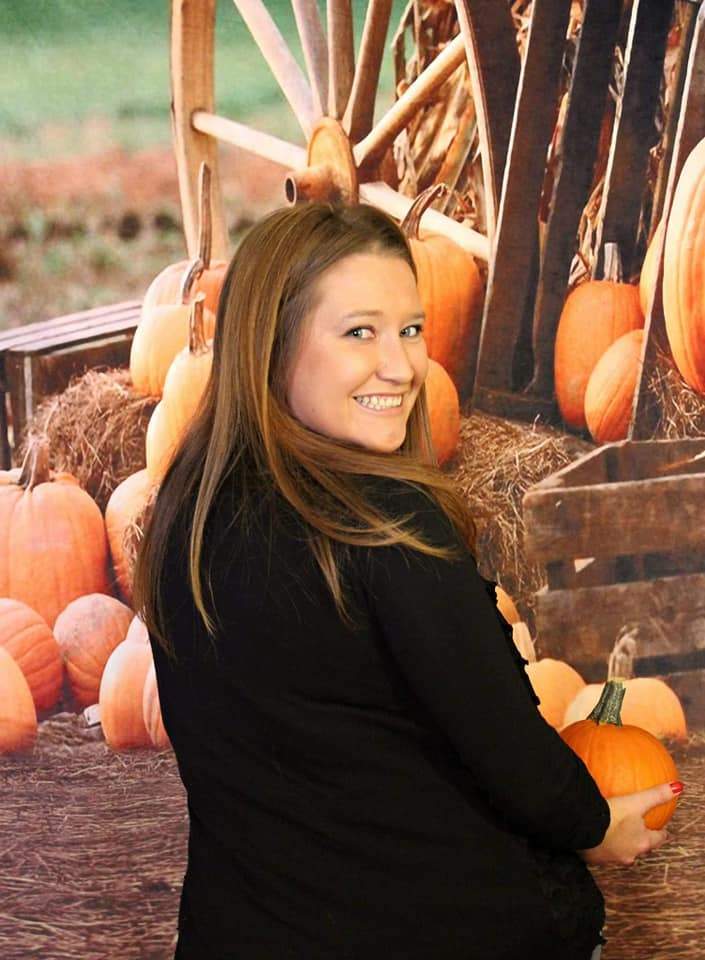 Kate Farm Harvest Fall with Pumpkin Backdrop for Halloween autumn