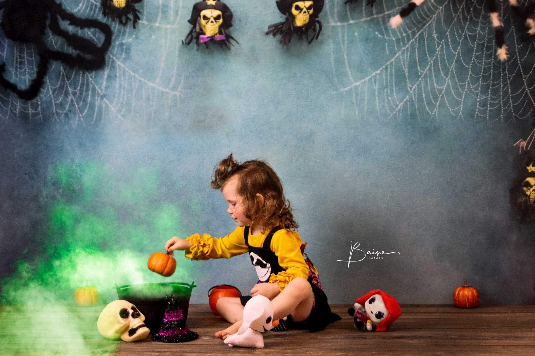 Kate Halloween Spider Web Props Backdrop Photography Designed By Jerry_Sina - Kate Backdrop AU