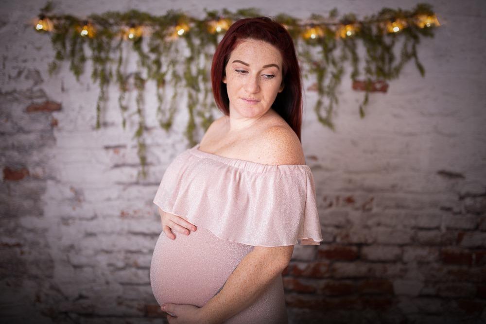 Kate Damaged Brick White Wall  Backdrop for Photography Designed by Pine Park Collection