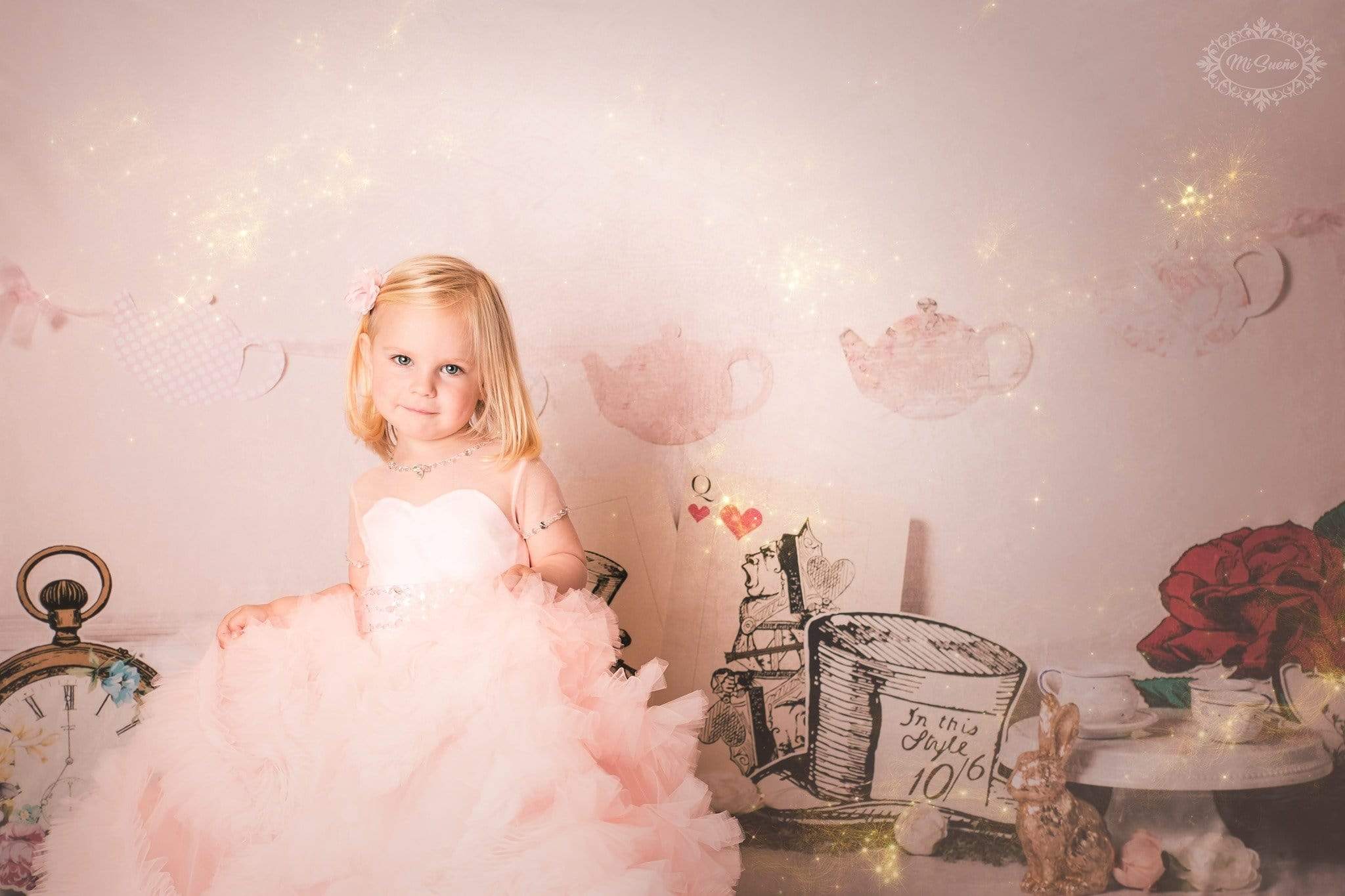 Kate Vintage Tea Party Children Backdrop for Photography Designed by  Laura Lee Photography - Kate Backdrop AU