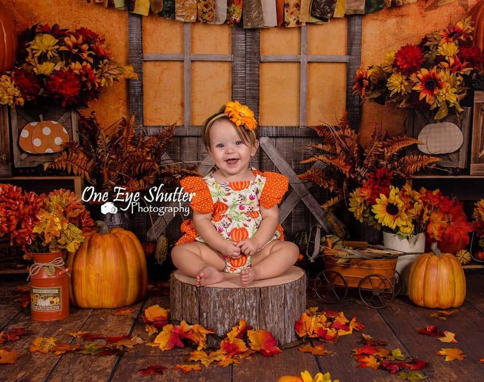 Kate Autumn Harvest Thanksgiving Backdrop - Kate Backdrop AU