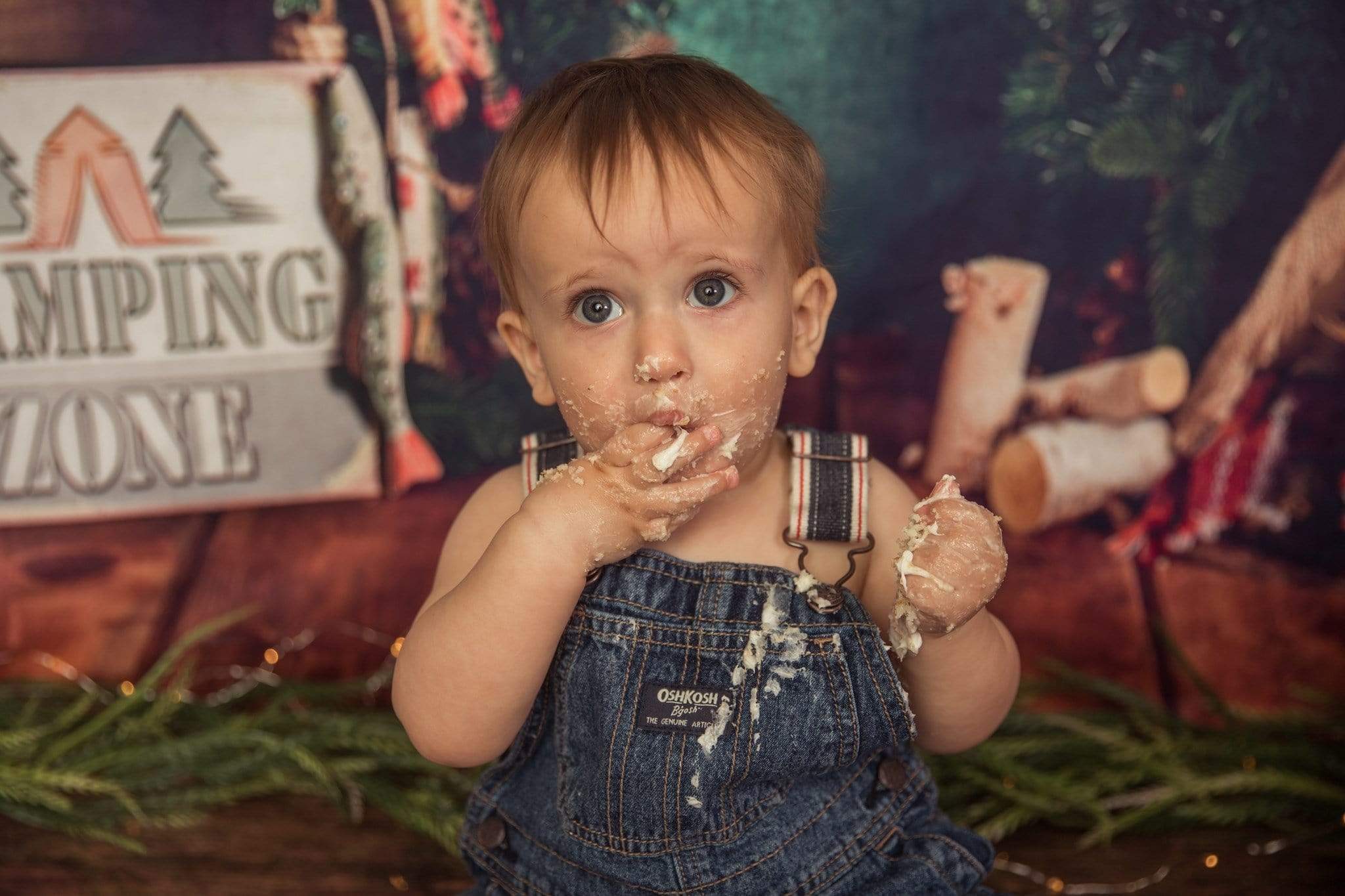 Kate Forest Camping Children Summer Backdrop for Photography Designed by Megan Leigh Photography - Kate Backdrop AU