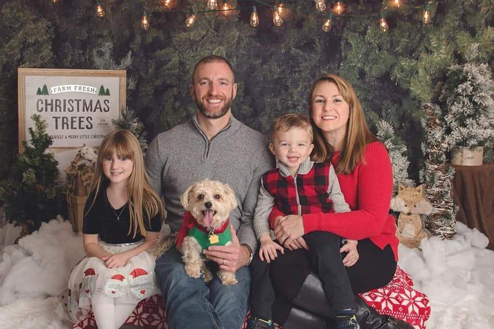 Kate Christmas Trees Farm Snow Backdrop for Photography Designed by Jenna Onyia - Kate Backdrop AU