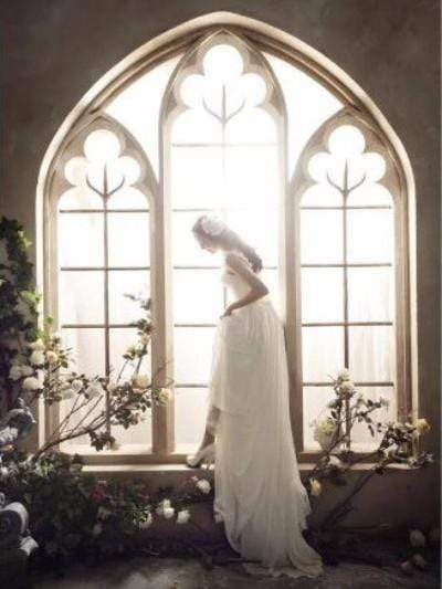 Katebackdrop£ºKate Wedding Flowers Window Frame Photography Backdrops