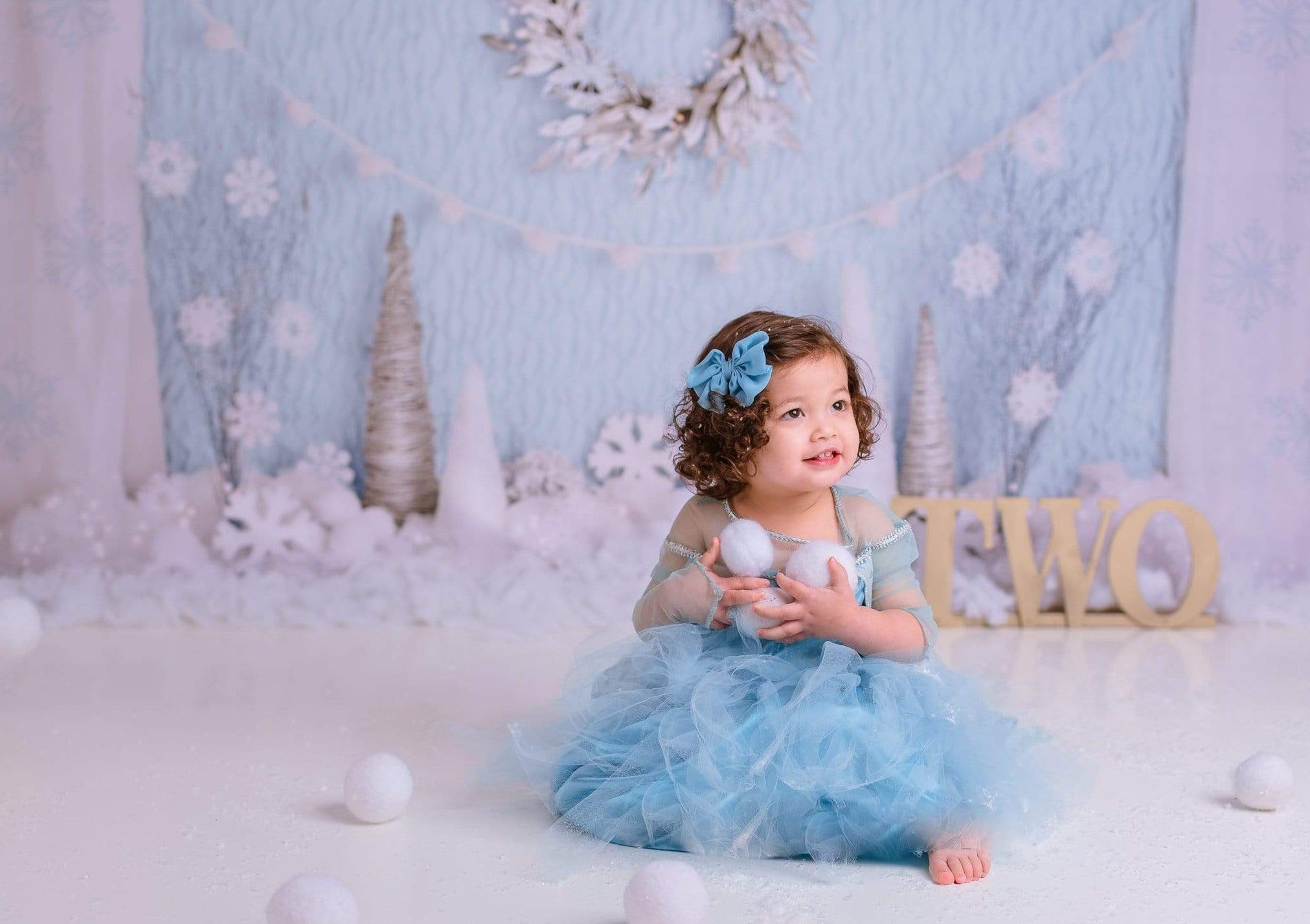 Kate Winter Onederland Snowflake Backdrop Designed By Mandy Ringe Photography - Kate Backdrop AU