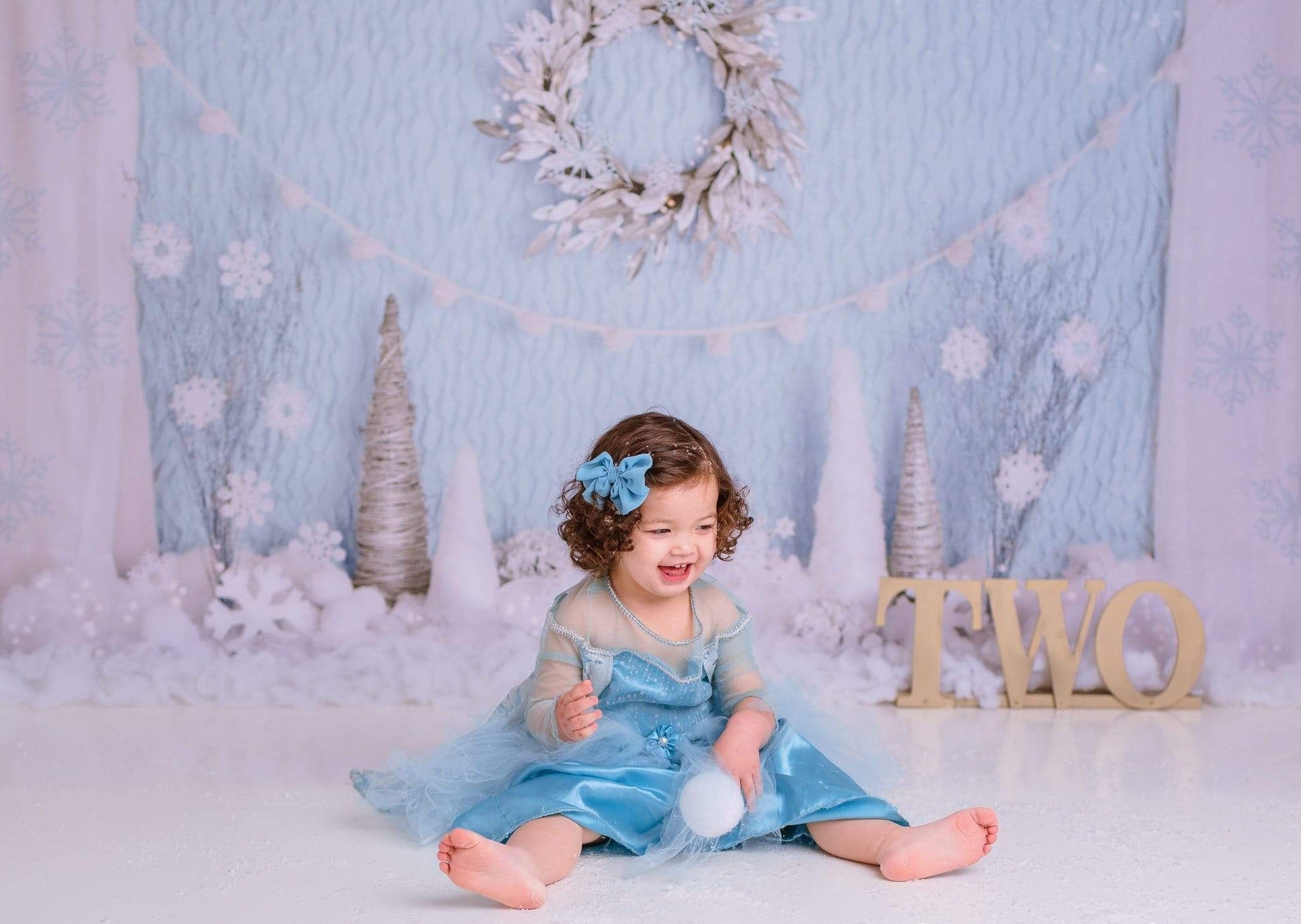 Kate Winter Onederland Snowflake Backdrop Designed By Mandy Ringe Photography - Kate Backdrop AU
