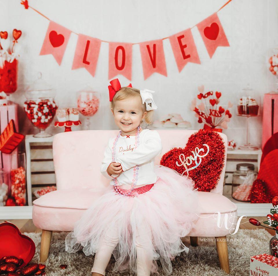 Kate Valentine Sweet Shoppe Backdrop designed by Arica Kirby - Kate Backdrop AU