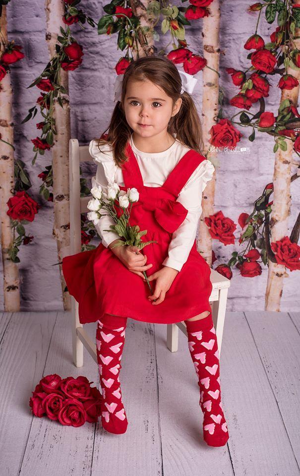 Kate Valentines Wooden Stick with Roses Backdrop Designed by Jia Chan Photography - Kate Backdrop AU